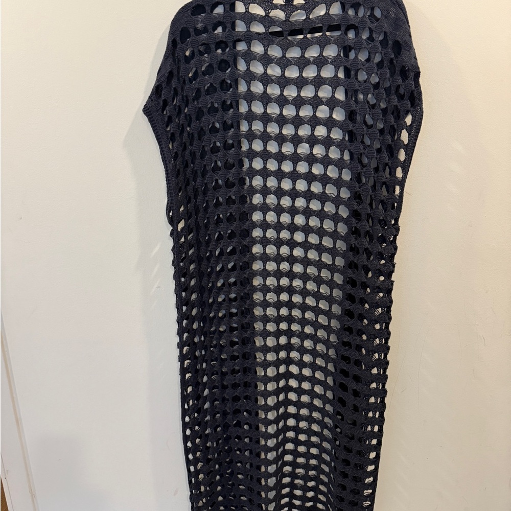 Crochet Open-Front Duster - Picture 9 of 10